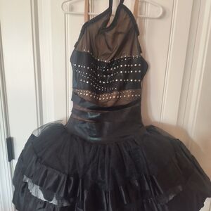 Black and Silver Kids Costume